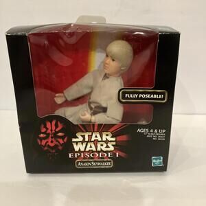 VTG 1998 HASBRO STAR WARS EPISODE 1 FULLY POSEABLE ANAKIN SKYWALKER FIGURE NEW